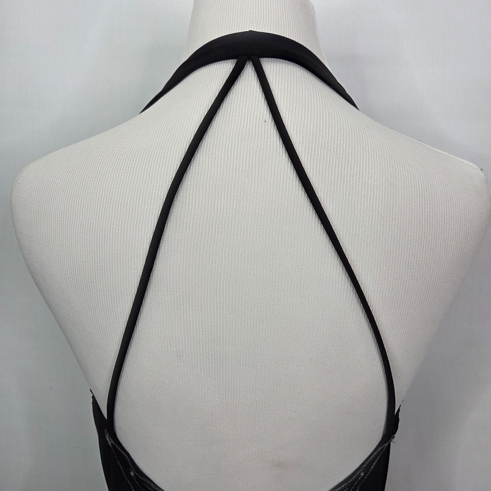 VTG Fredrick's Of Hollywood Mini Dress M Black Butterfly Whimsigoth Y2K Fairy - Picture 4 of 10
